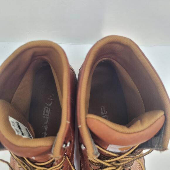 Carhartt Men's 6" Soft Toe Waterproof Wedge Boot CMW6175 Size 10 M Brown - Picture 6 of 11